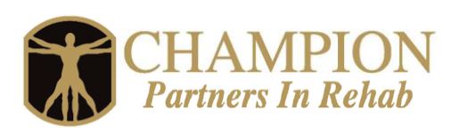 Champion, Partners in Rehab